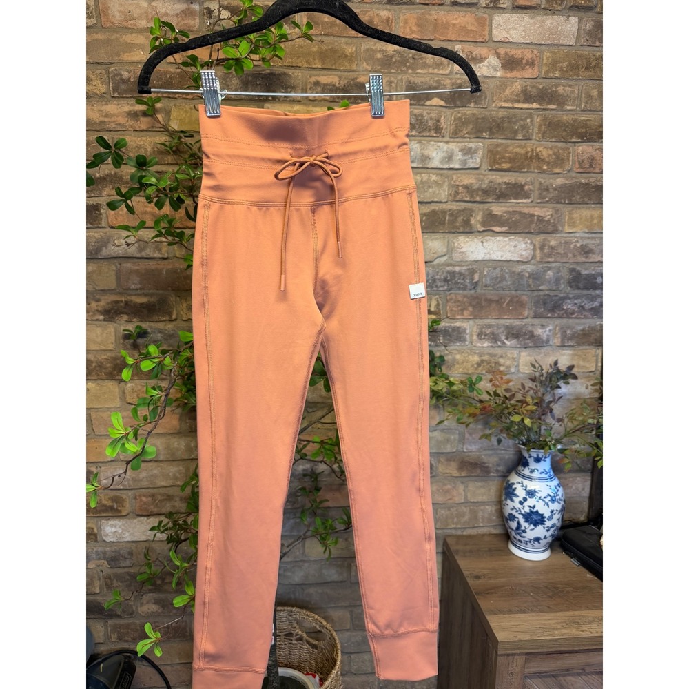 SOLD Daily Legging Terracotta Clay Orange High Rise Drawstring Yoga Pants XS